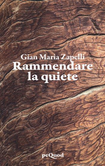Rammendare la quiete - Gian Maria Zapelli - Libro Pequod 2024, Pequod | Libraccio.it