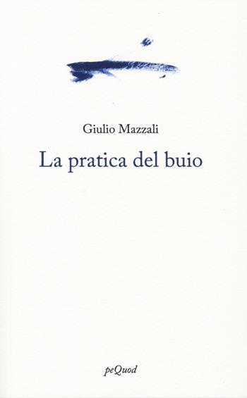 La pratica del buio - Giulio Mazzali - Libro Pequod 2024, Portosepolto | Libraccio.it