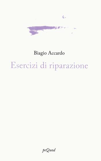 Esercizi di riparazione - Biagio Accardo - Libro Pequod 2024, Portosepolto | Libraccio.it