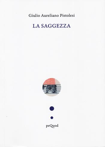 La saggezza - Giulio Aureliano Pistolesi - Libro Pequod 2025, Quai de boompjes | Libraccio.it