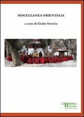 Miscellanea orientalia