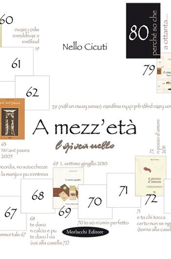 A mezz'età. L gioca Nello. Testo in dialetto perugino - Nello Cicuti - Libro Morlacchi 2016 | Libraccio.it