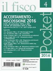 Accertamento e riscossione 2016