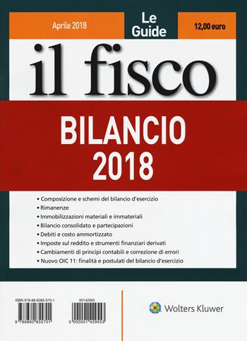 Bilancio 2018  - Libro Il Fisco 2018, Le guide | Libraccio.it