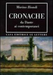 Cronache. Da Dante ai contemporanei