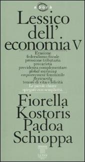 Lessico dell'economia. Vol. 5