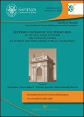 Seconda indagine sul tirocinio. Le attività degli studenti del corso di laurea in scienze dell'educazione e della formazione