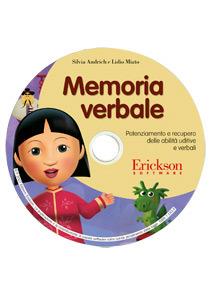 Memoria verbale. Potenziamento e recupero delle abilità mnestiche uditive e verbali. CD-ROM - Silvia Andrich Miato, Lidio Miato - Libro Erickson 2016, Software didattico | Libraccio.it