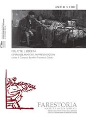 Farestoria. Società e storia pubblica (2021). Vol. 2: Malattie e società. Esperienze, pratiche, rappresentazioni.