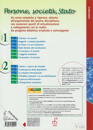 Persone, società, Stato. Per le Scuole superiori. Vol. 1 - Antonio Elia, M. Teresa Ingicco - Libro Paramond 2010 | Libraccio.it