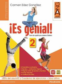 ¡Es genial. Per la Scuola media! Con DVD. Vol. 2 - Carmen Saez Gonzalez - Libro Lang 2011 | Libraccio.it