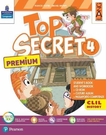 Top secret. Premium. Per la Scuole elementare. Con espansione online. Con CD-ROM. Vol. 4 - Frances Foster, Brunel Brown - Libro Lang 2017 | Libraccio.it