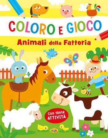 Animali della fattoria. Coloro e gioco. Ediz. a colori  - Libro Grillo Parlante 2023 | Libraccio.it
