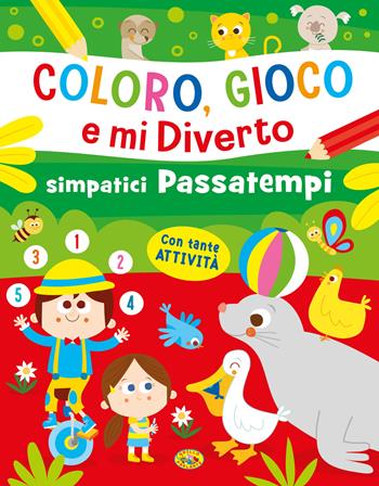 Simpatici passatempi. Coloro, gioco e mi diverto. Ediz. a colori  - Libro Grillo Parlante 2022 | Libraccio.it