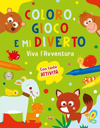 Viva l'avventura. Coloro, gioco e mi diverto. Ediz. a colori  - Libro Grillo Parlante 2023 | Libraccio.it