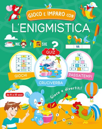 Gioco e imparo con l'enigmistica  - Libro Grillo Parlante 2023 | Libraccio.it