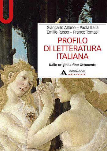 Profilo di letteratura italiana. Dalle origini a fine Ottocento - Giancarlo Alfano, Paola Italia, Emilio Russo - Libro Mondadori Università 2021, Manuali | Libraccio.it