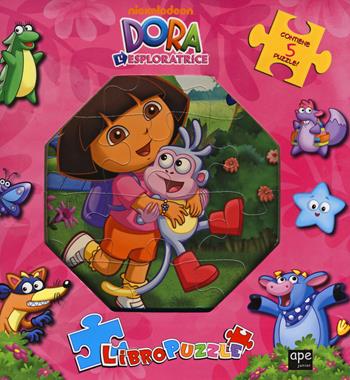 Dora l'esploratrice. Ediz. illustrata. Con 5 puzzle  - Libro Ape Junior 2014, Libri gioco | Libraccio.it