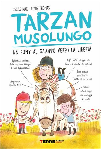 Tarzan musolungo. Un pony al galoppo verso la libertà - Cécile Alix, Louis Thomas - Libro Terre di Mezzo 2021, Acchiappastorie | Libraccio.it