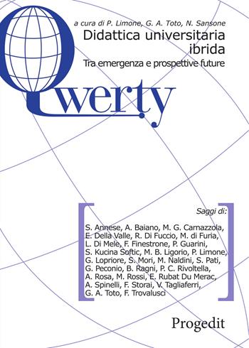 Didattica universitaria ibrida. Tra emergenza e prospettive future - Nadia Sansone - Libro Progedit 2022, Quaderni di Qwerty | Libraccio.it