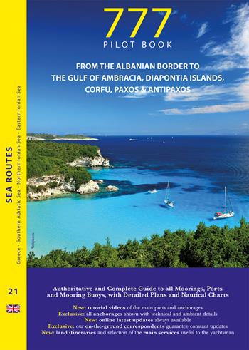 777 from the albanian border to the Gulf of Ambracia, Diapontia Islands, Corfù, Paxos & Antipaxos - Dario Silvestro, Marco Sbrizzi, Piero Magnabosco - Libro Magnamare 2022, 777 Le vie del mare | Libraccio.it