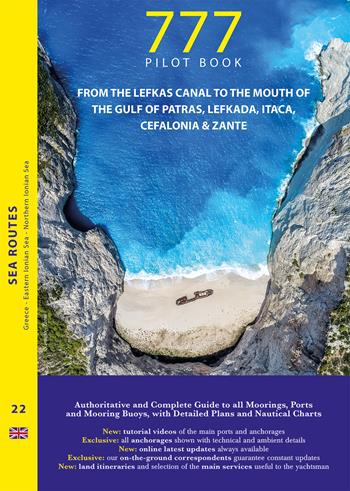 777 from the Lefkas Canal to the mouth of the Gulf of Patras, Lefkada, Itaca, Cefalonia & Zante - Dario Silvestro, Marco Sbrizzi, Piero Magnabosco - Libro Magnamare 2022, 777 Le vie del mare | Libraccio.it
