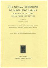 Una nuova iscrizione da Magliano Sabina. Scrittura e cultura nella valle del Tevere