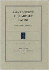 Sainte-Beuve e de Musset latini