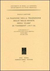 La nazione nella tradizione Millat nelle riviste degli «Ulamà» di Tashkent (1917-18)