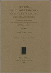 Per una sociologia empirica della letteratura del siglo de oro