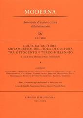 Cultura-Culture. Metamorfosi dell'idea di cultura tra Ottocento e terzo millennio