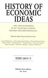 Law and economics in 20th century Europe. History and methodology