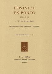 Epistulae ex Ponto. Vol. 3: Libro III