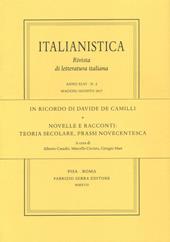 In ricordo di Davide De Camilli. Novelle e racconti: teoria secolare, prassi novecentesca