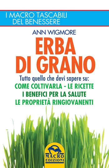 Erba di grano. Tutto quello che devi sapere su: come coltivarla, le ricette, i benefici per la salute, le proprietà ringiovanenti - Ann Wigmore - Libro Macro Edizioni 2015, I Macro tascabili del benessere | Libraccio.it