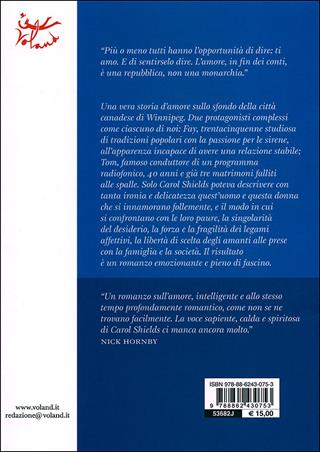 L' amore è una repubblica - Carol Shields - Libro Voland 2011, Amazzoni | Libraccio.it