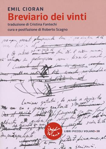 Breviario dei vinti - Emil M. Cioran - Libro Voland 2019, Libri piccoli | Libraccio.it