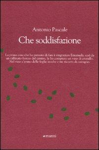 Che soddisfazione - Antonio Pascale - Libro Manni 2009, Chicchi | Libraccio.it