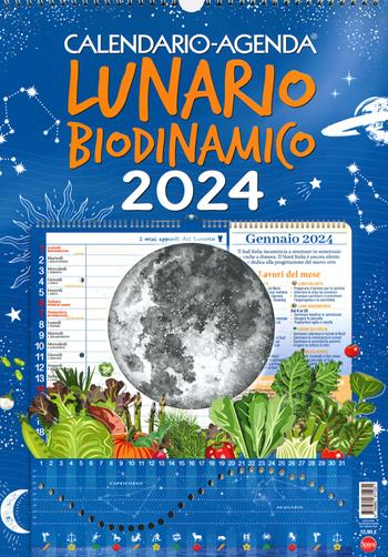 Lunario. Calendario-agenda 2024  - Libro Sprea Editori 2023 | Libraccio.it
