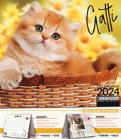 Gatti. Calendario 2024. Long - Libro - Sprea Editori 