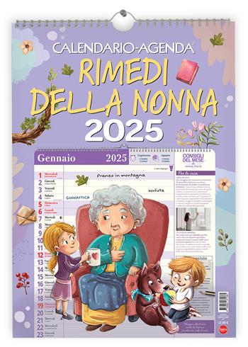 Rimedi della nonna. Calendario-agenda 2025  - Libro Sprea Editori 2024 | Libraccio.it