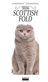 Scottish Fold. Calendario 2026. Long