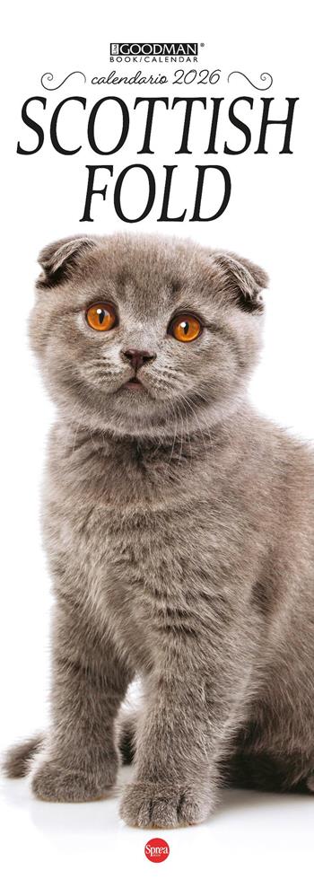 Scottish Fold. Calendario 2026. Long  - Libro Sprea Editori 2025, Lisa Goodman Long | Libraccio.it