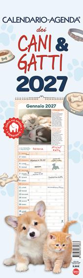 Cani & gatti. Calendario-Agenda 2027