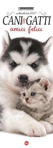 Cani & gatti amici felici. Calendario 2027. Long