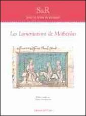 Les lamentations de Matheolus