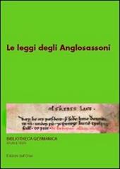 Le leggi degli anglosassoni. 13º seminario avanzato in filologia germanica