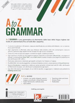 A to Z grammar. Student’s book. Con espansione online - Franca Invernizzi, Daniela Villani - Libro Helbling 2019 | Libraccio.it