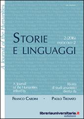 Storie e linguaggi. Rivista di studi umanistici (2016). Vol. 2
