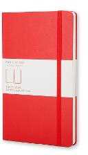 Taccuino Moleskine pocket a pagine bianche copertina rigida rosso...